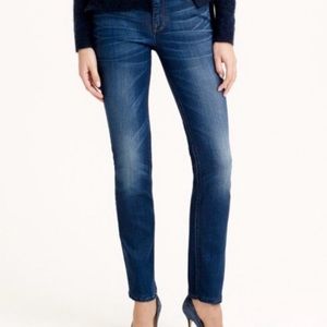 J. Crew Reid Jeans Mid Rise Skinny Sz 28 Medium Wash Blue Denim Size 6